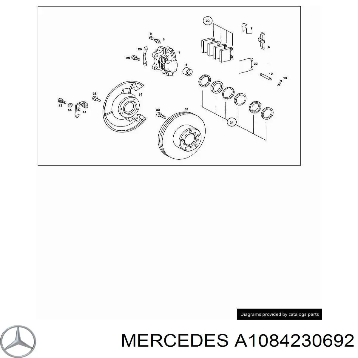 Comprar A1084230692 Mercedes 