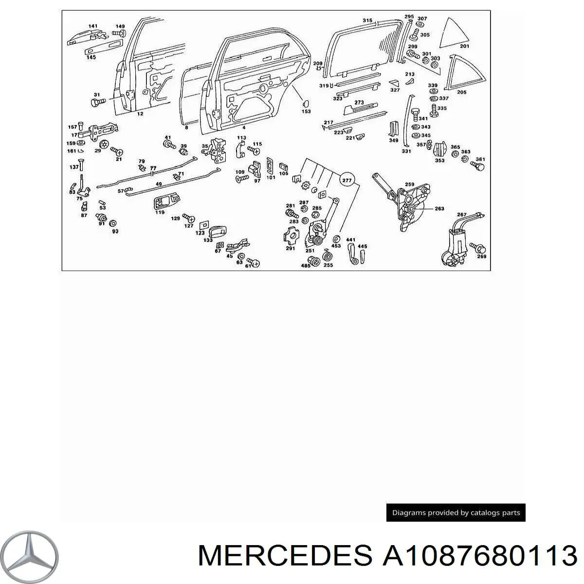  Mercedes A1087680113 precio, desde 3,66 EUR