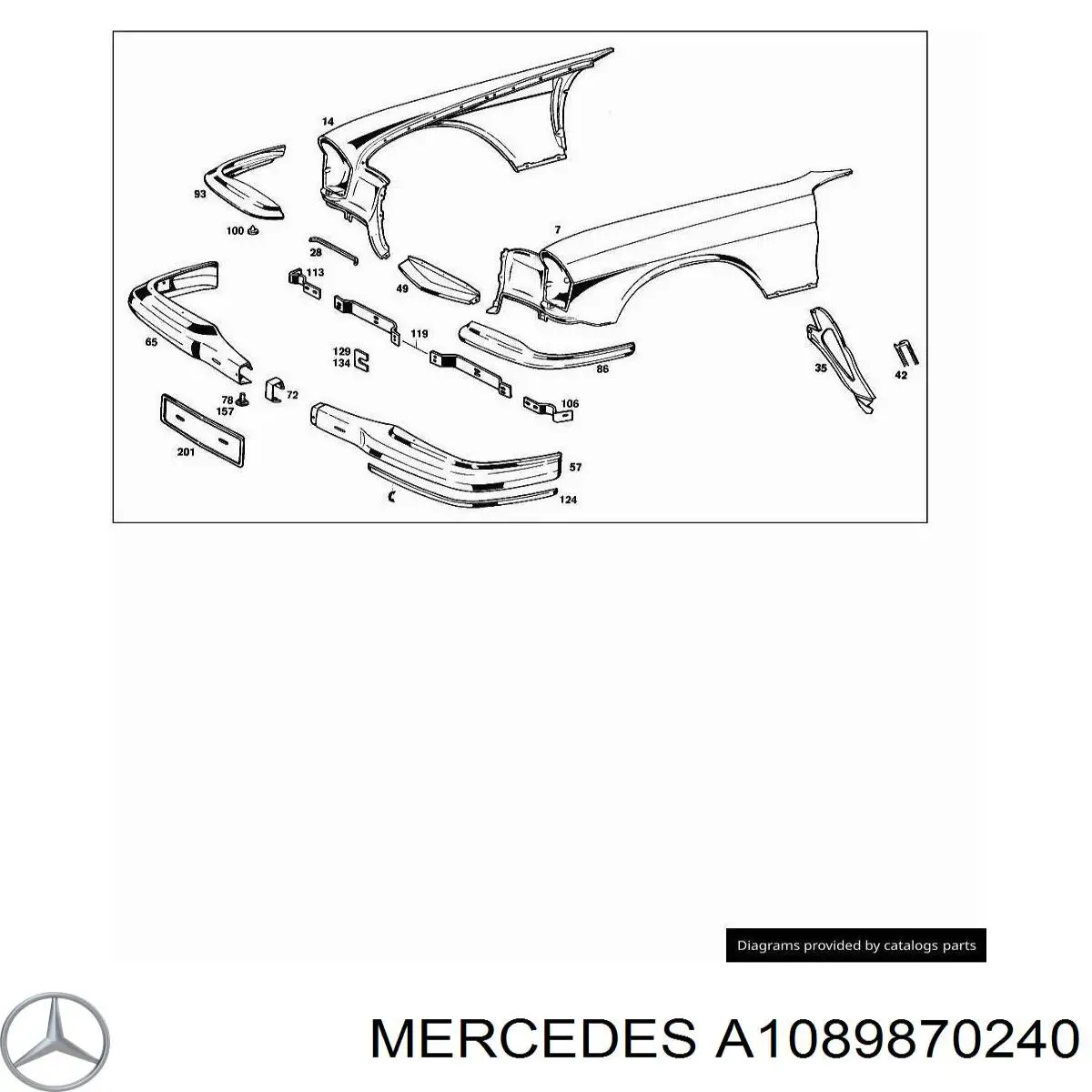 A1119871740 Mercedes 