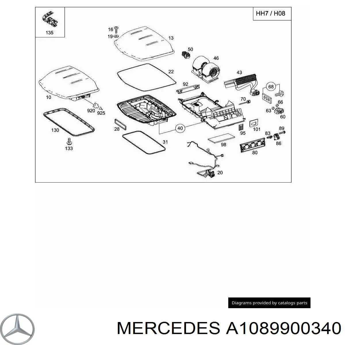 A1089900340 Mercedes 