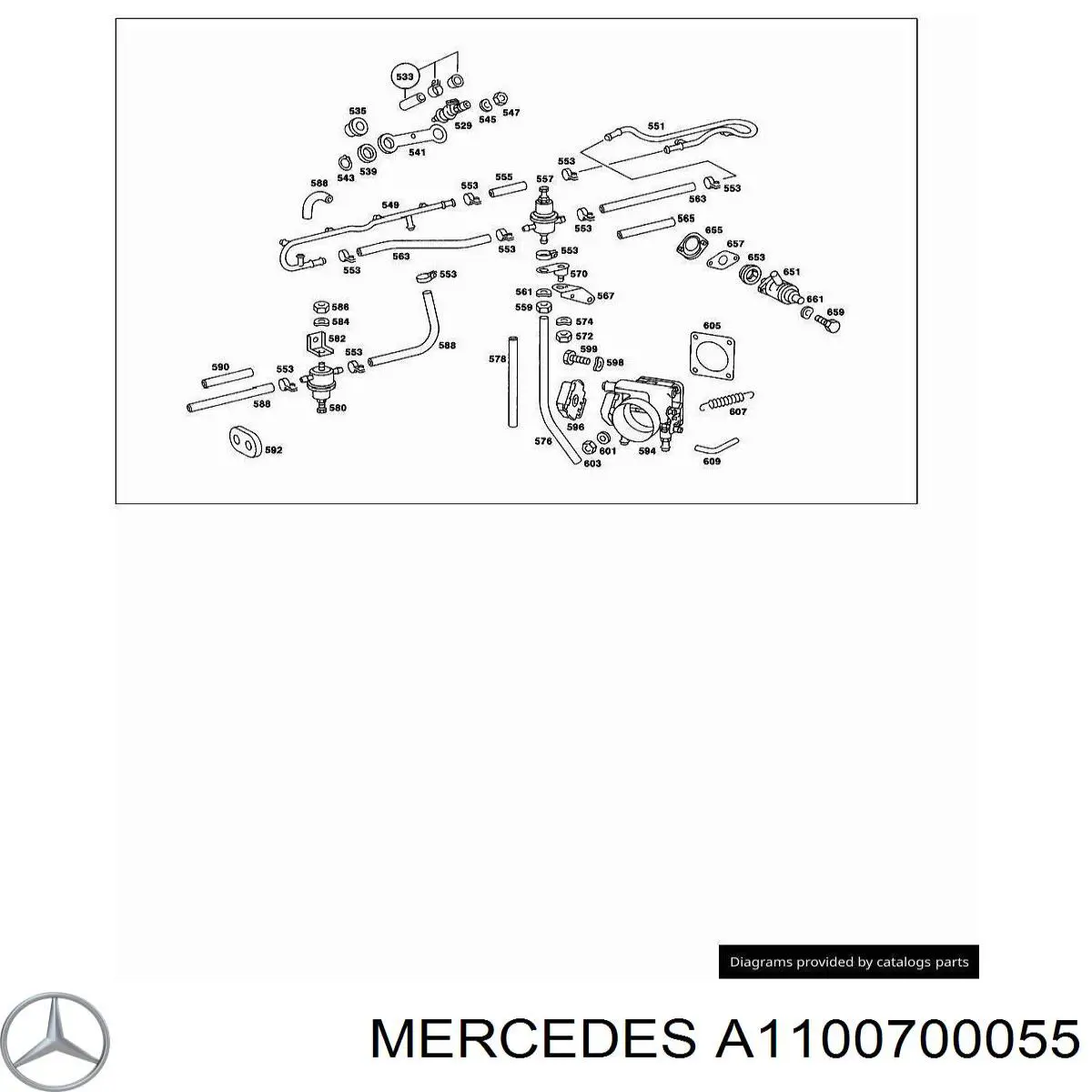A1100700055 Mercedes 