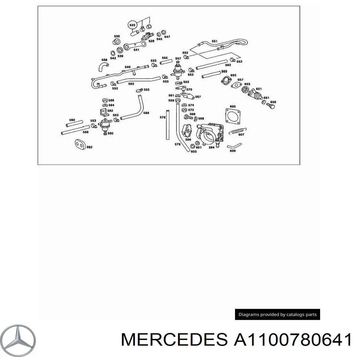  Mercedes A1100780641 precio, desde 61,83 EUR