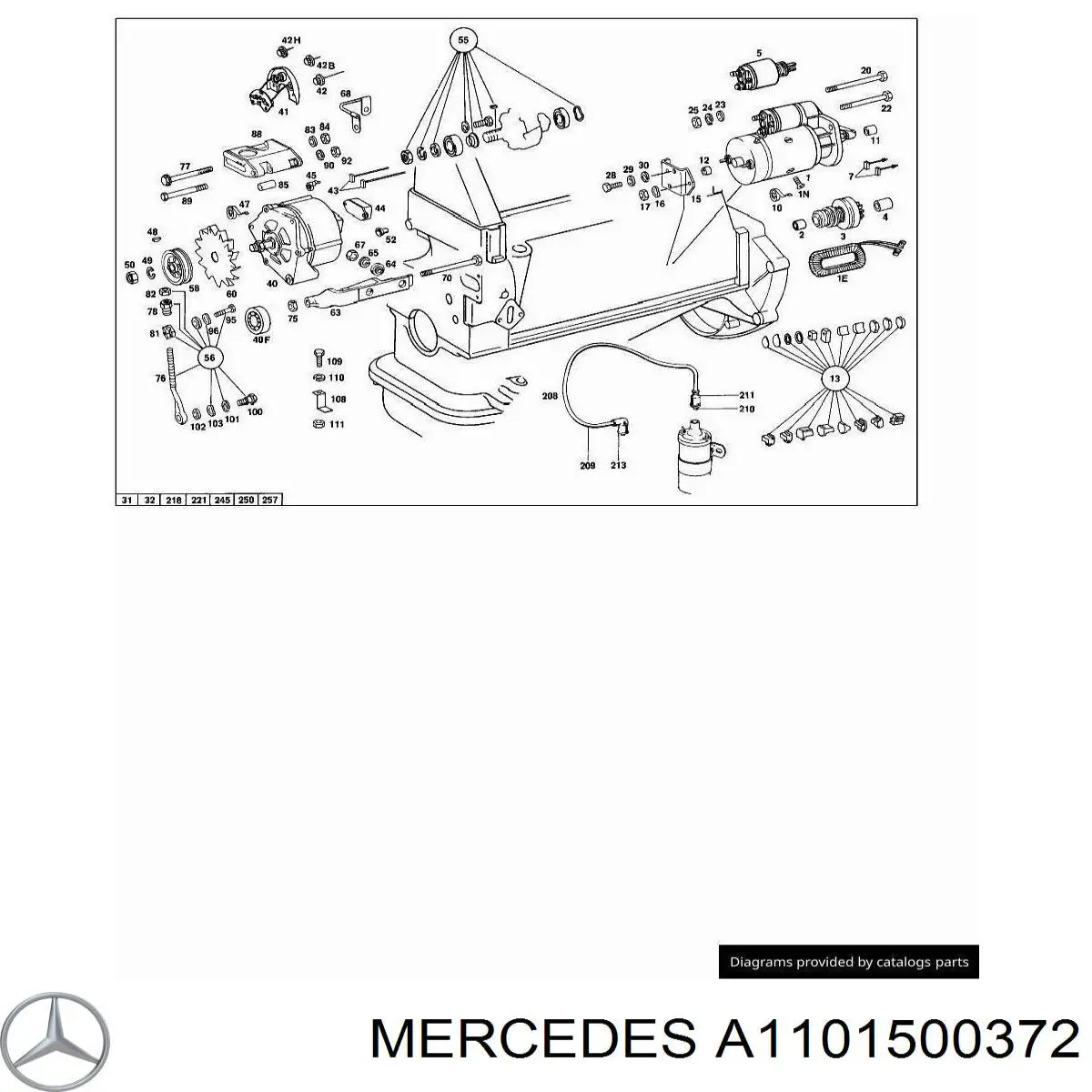  Mercedes A1101500372 precio, desde 36,04 EUR