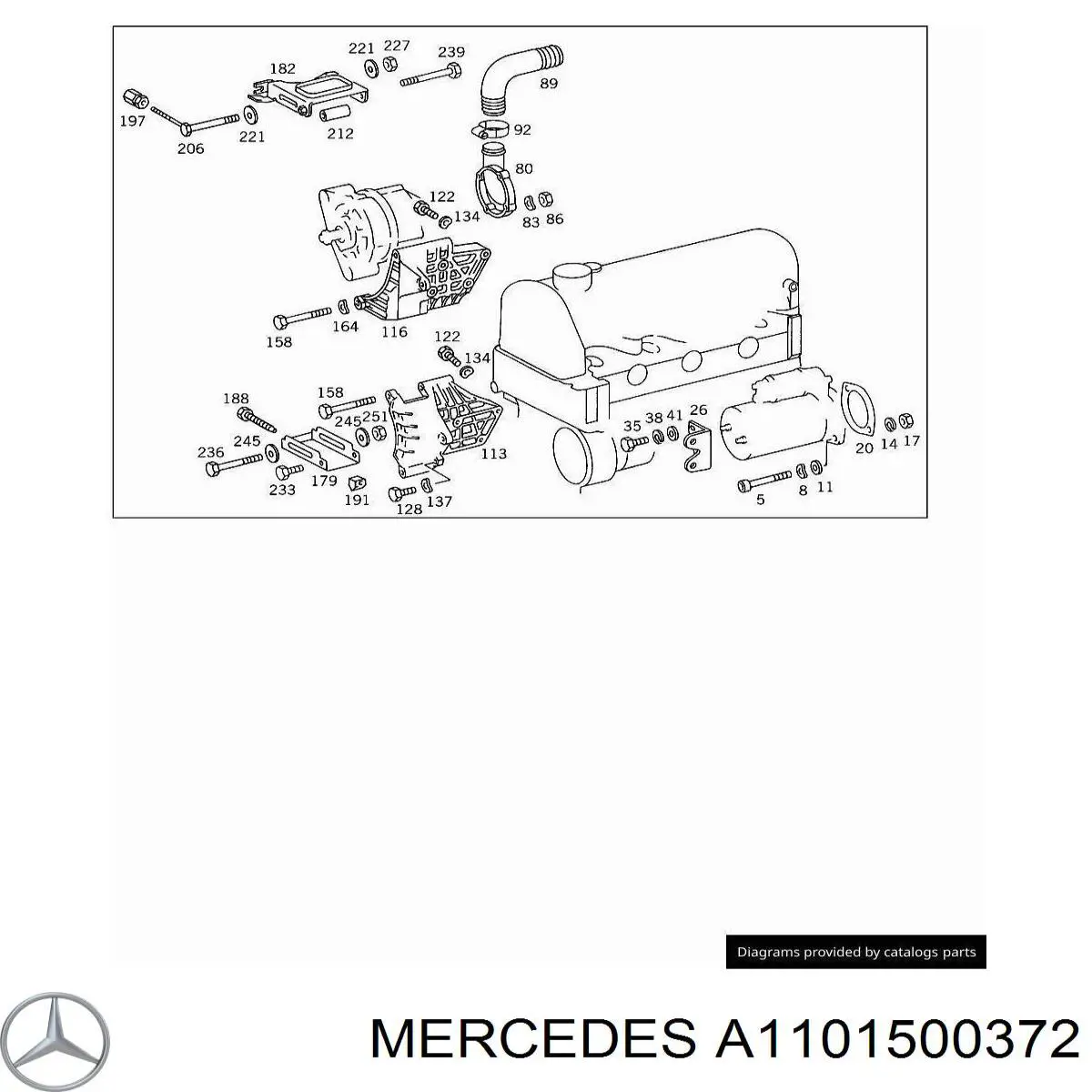 A1101500372 Mercedes