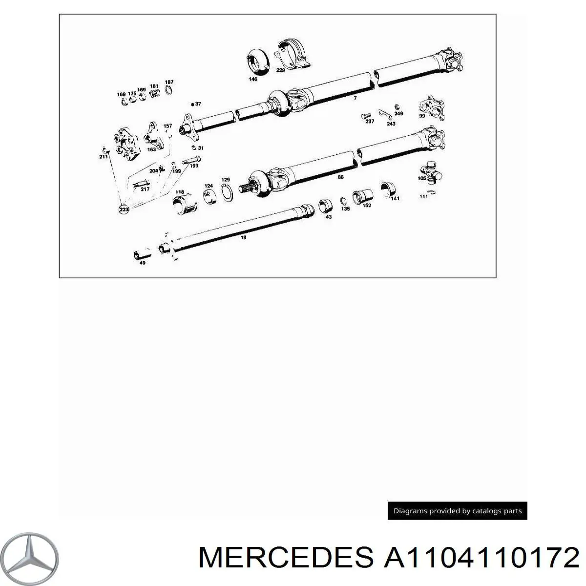 A1104110172 Mercedes 