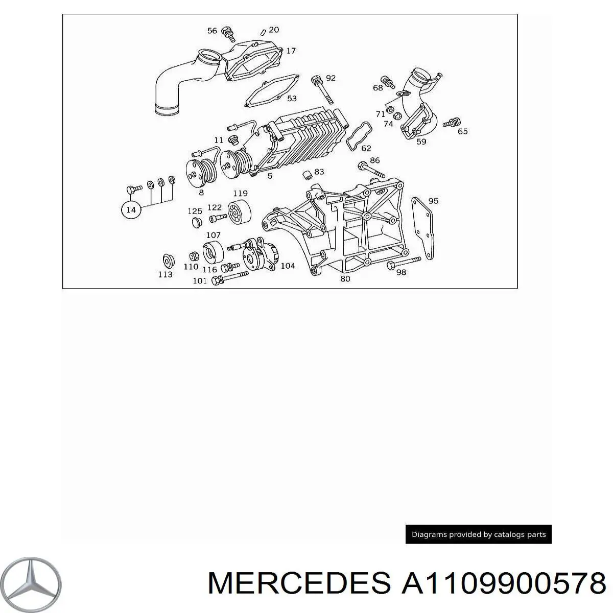 A1109900578 Mercedes 