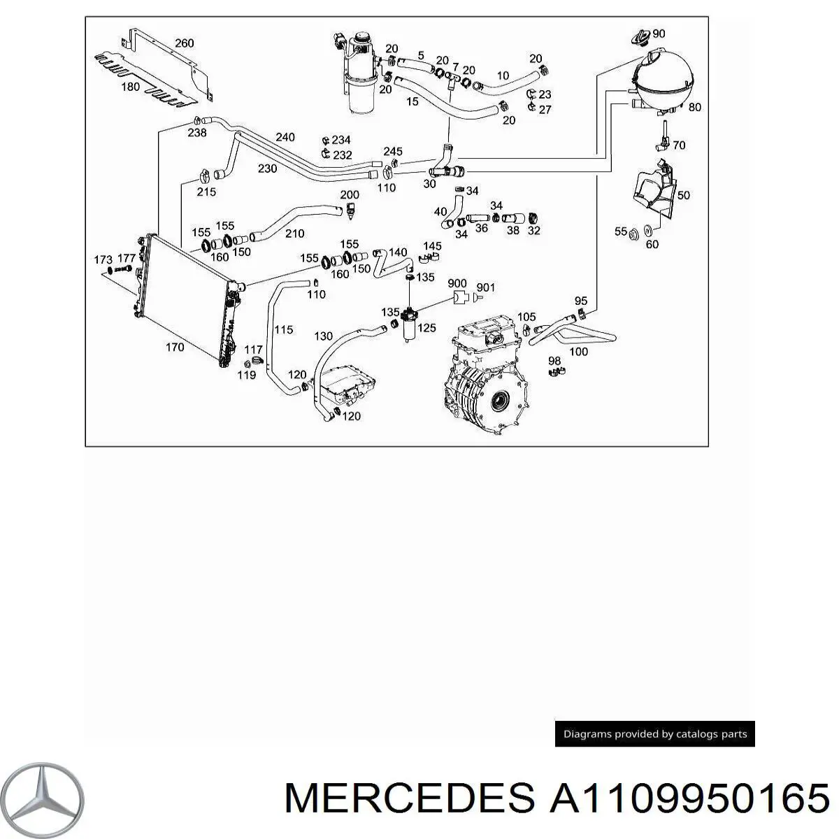 A1109950165 Mercedes 