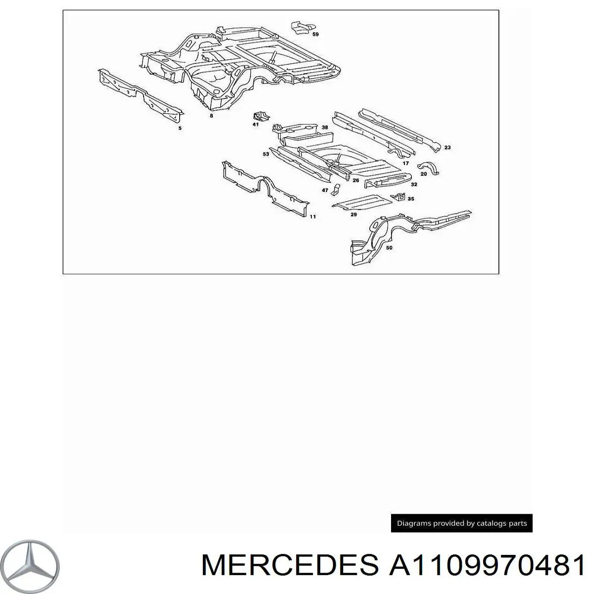 Soporte de la caja del filtro de aire Mercedes 6119970481 precio, desde 2,14 EUR