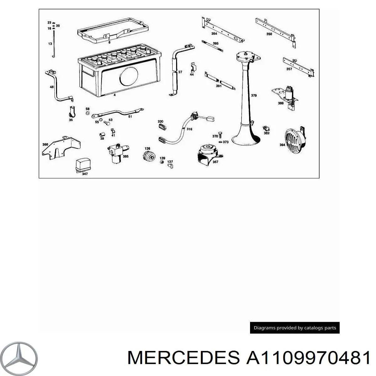 6040940085 Mercedes Soporte de la caja del filtro de aire