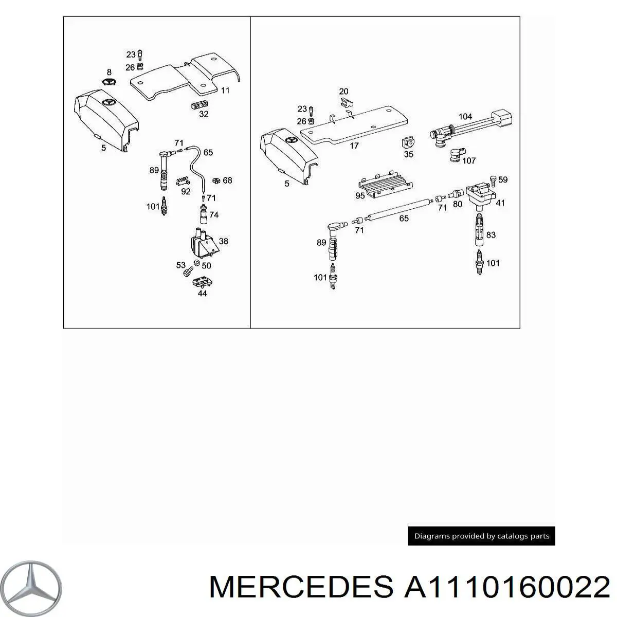 A1245840050 Mercedes 