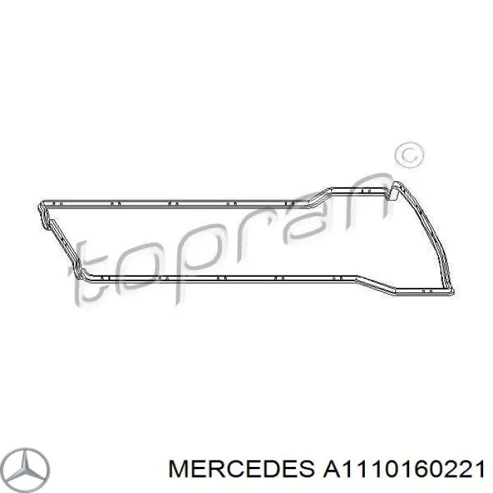 Junta tapa válvula Mercedes A1110160221 precio, desde 12,72 EUR