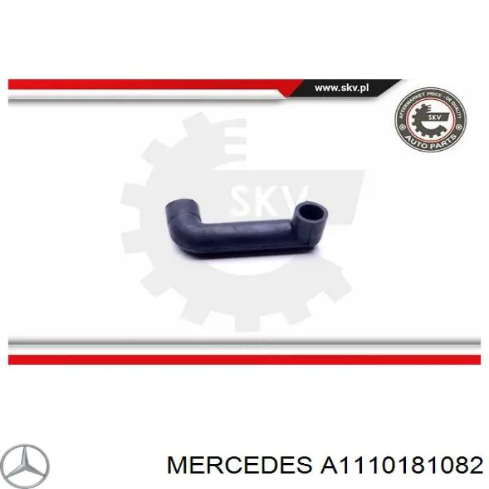 A1110181082 Mercedes tubo de ventilacion del carter (separador de aceite)