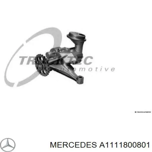 A1111800801 Mercedes bomba de aceite