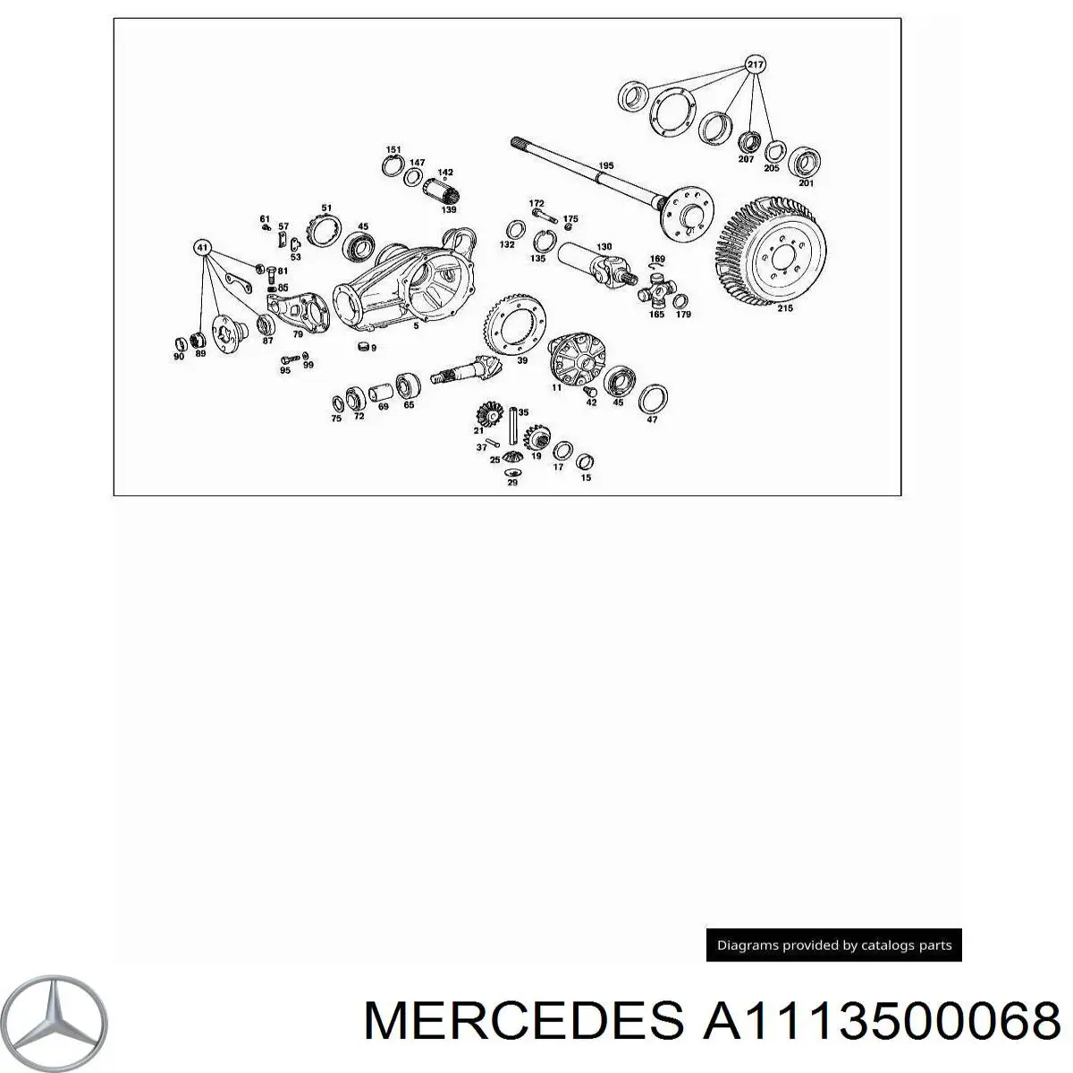 A1113500068 Mercedes