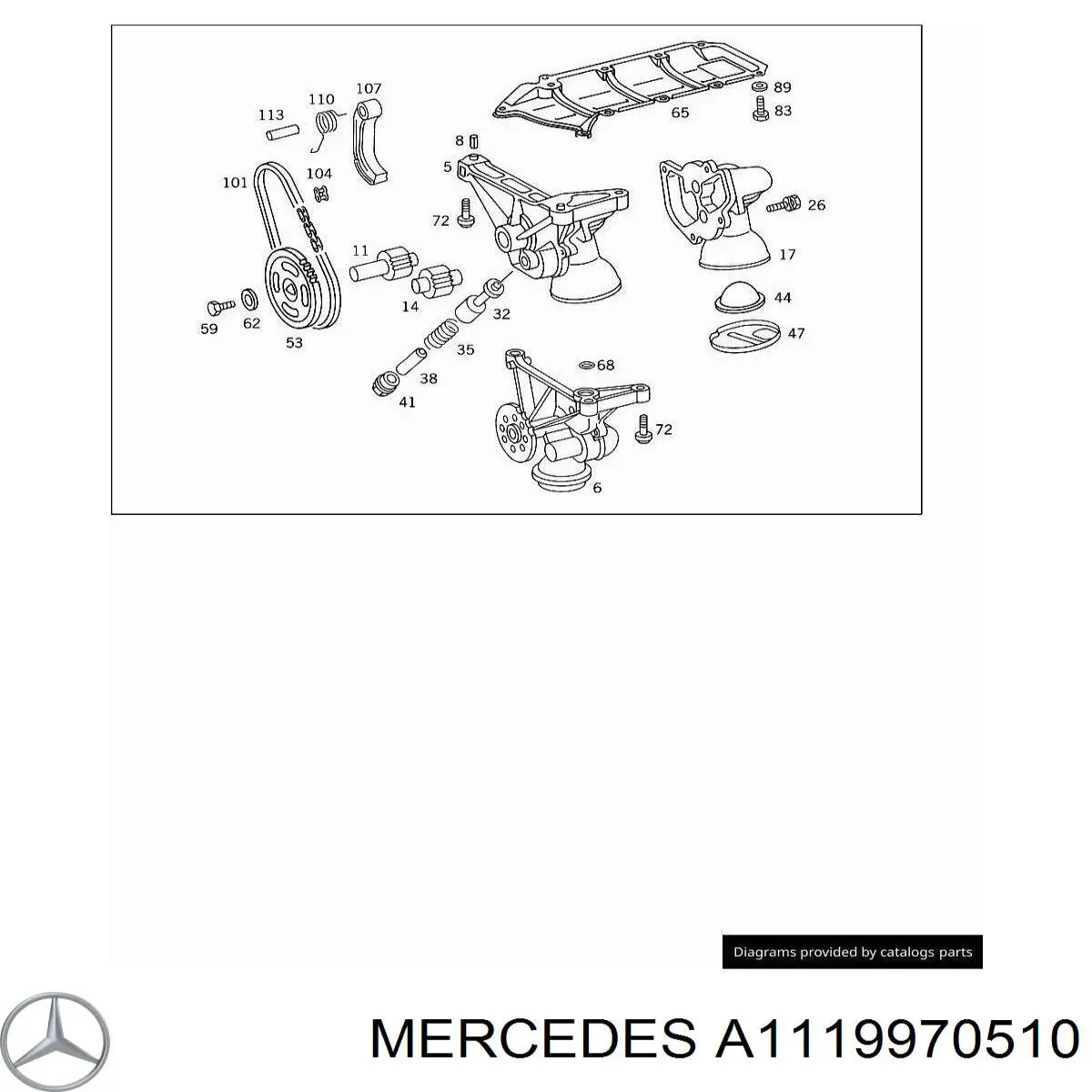  Mercedes A1119970510 precio, desde 5,81 EUR