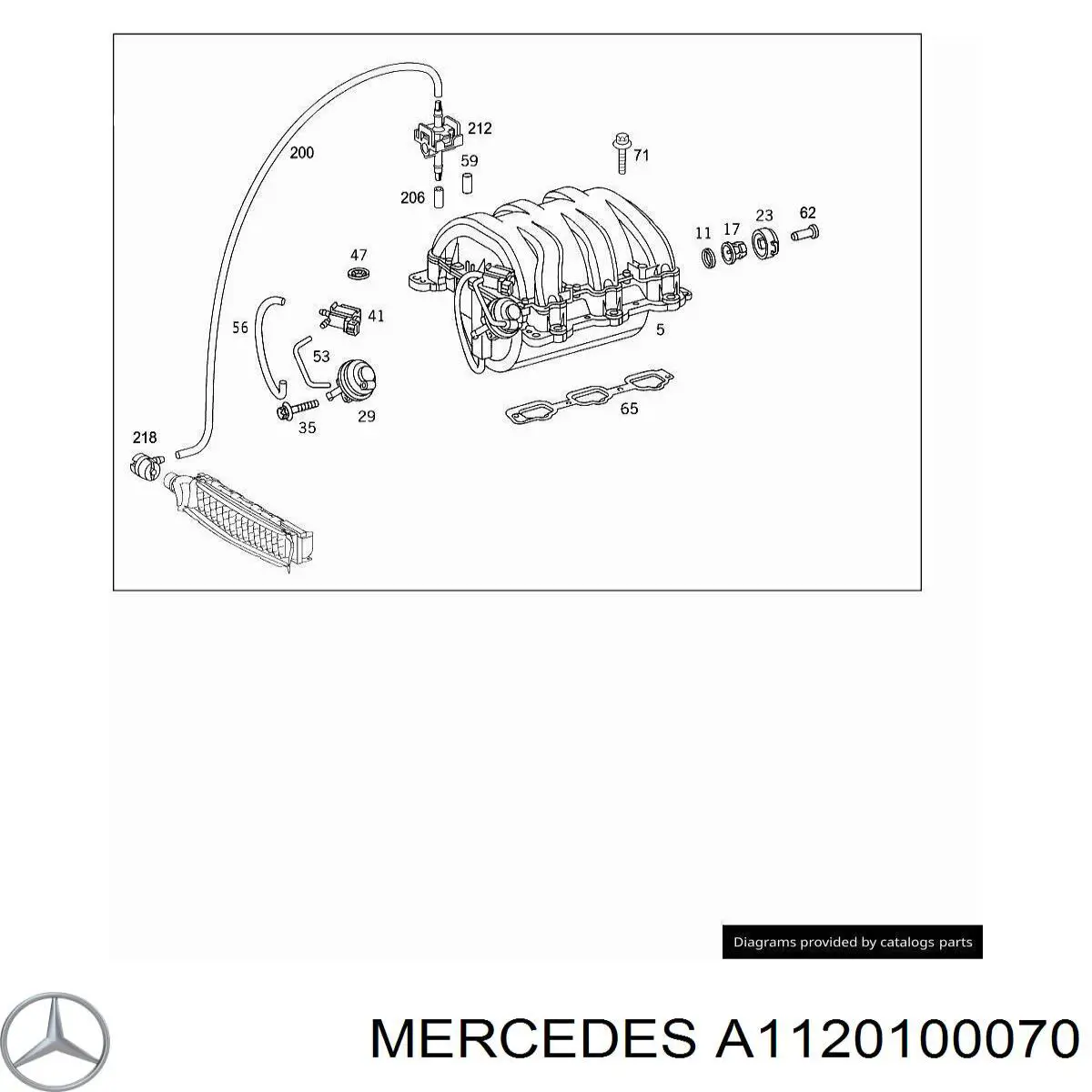 A1120100070 Mercedes 