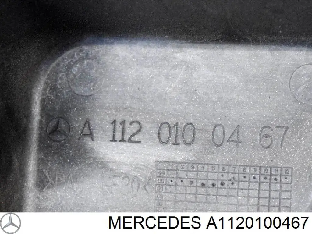Cubierta decorativa del motor Mercedes A1120100467 precio, desde 53,72 EUR