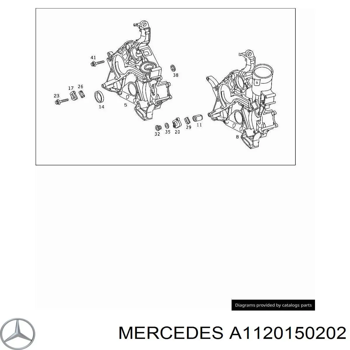 Cubierta motor delantera para Mercedes CLS (C219)