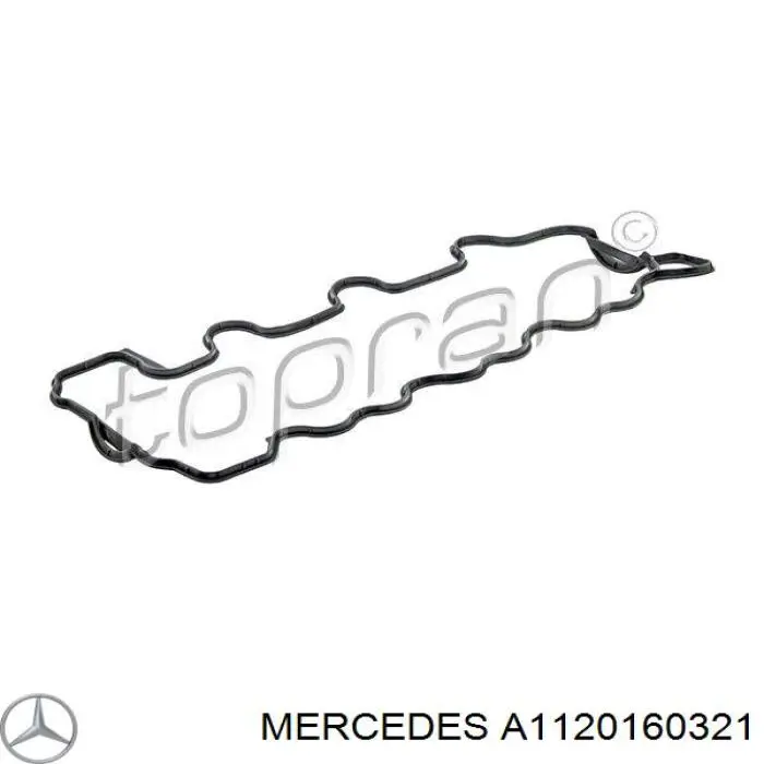 A1120160321 Mercedes junta, tapa de culata de cilindro derecha