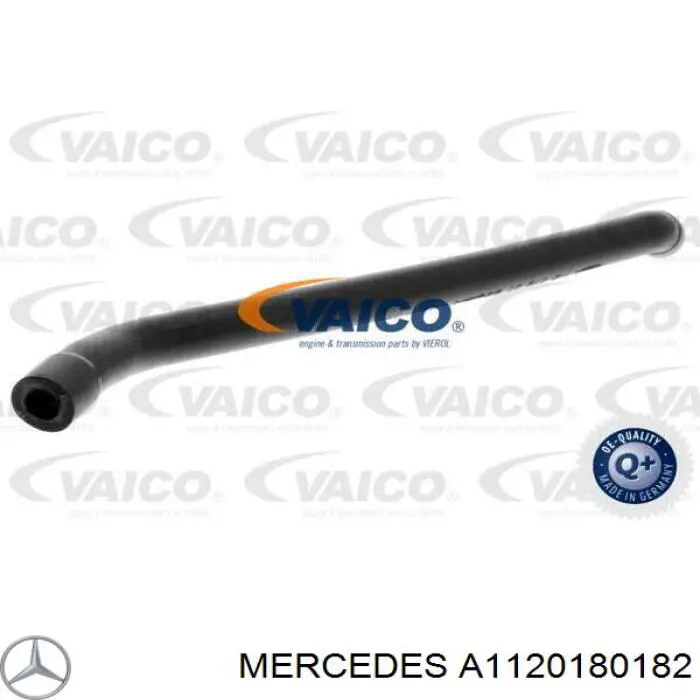 A1120180182 Mercedes tubo de ventilacion del carter (separador de aceite)