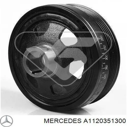 Polea de cigüeñal A1120351300 Mercedes