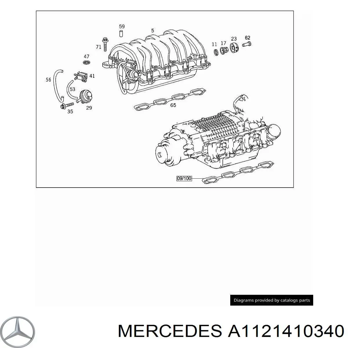  Mercedes A1121410340 precio, desde 12,08 EUR