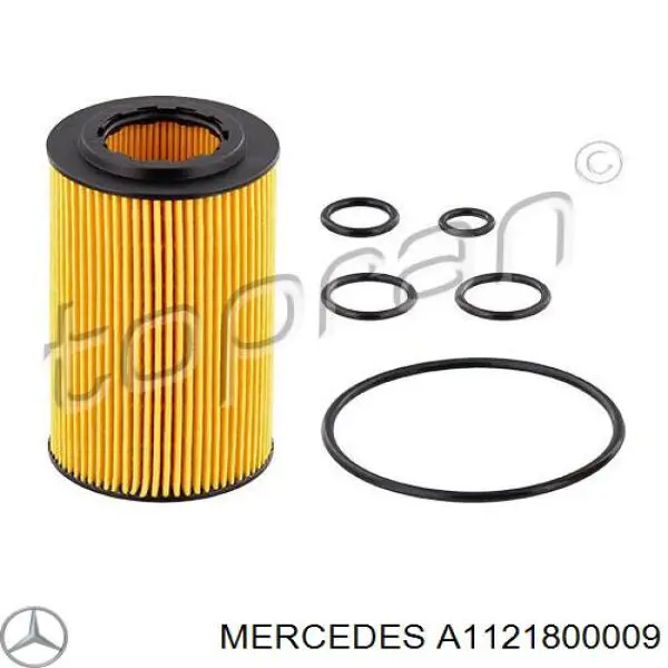 Comprar A1121800009 Mercedes Filtros de aceite