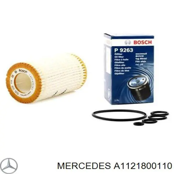 A1121800110 Mercedes tapa de filtro de aceite