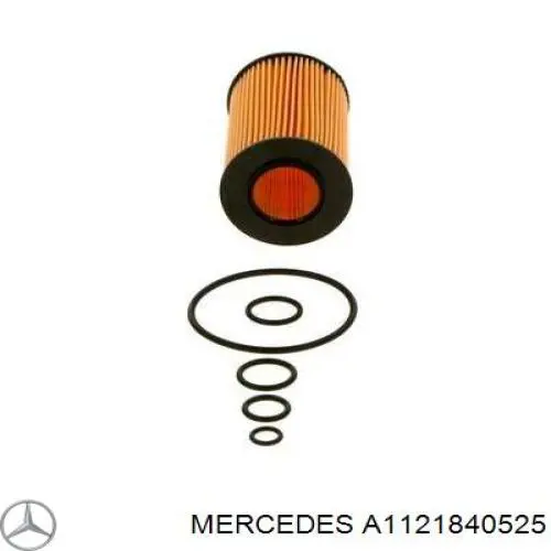 Filtro de aceite Mercedes A1121840525 precio, desde 6,66 EUR