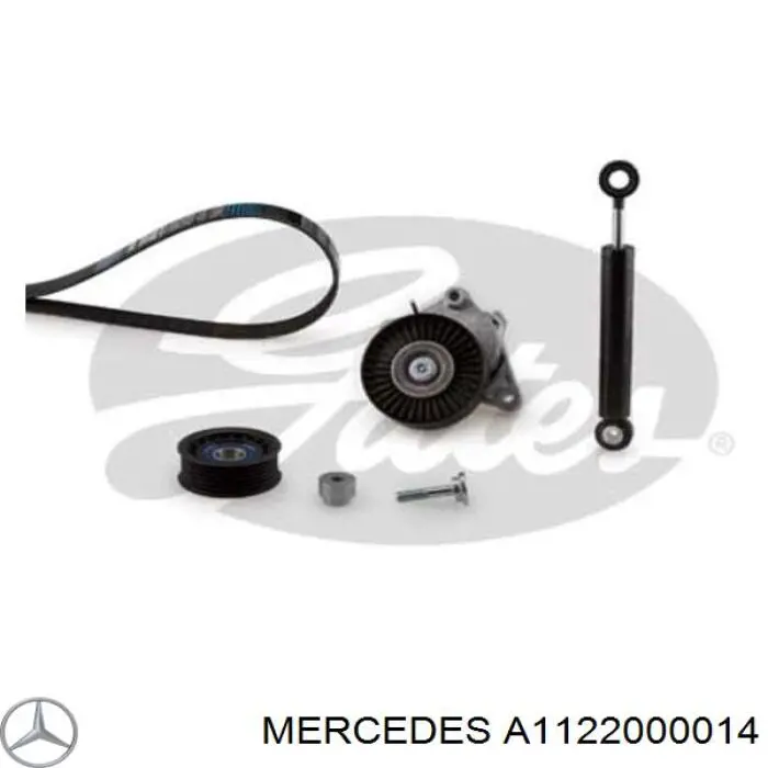 A1122000014 Mercedes tensor de correa de el amortiguador