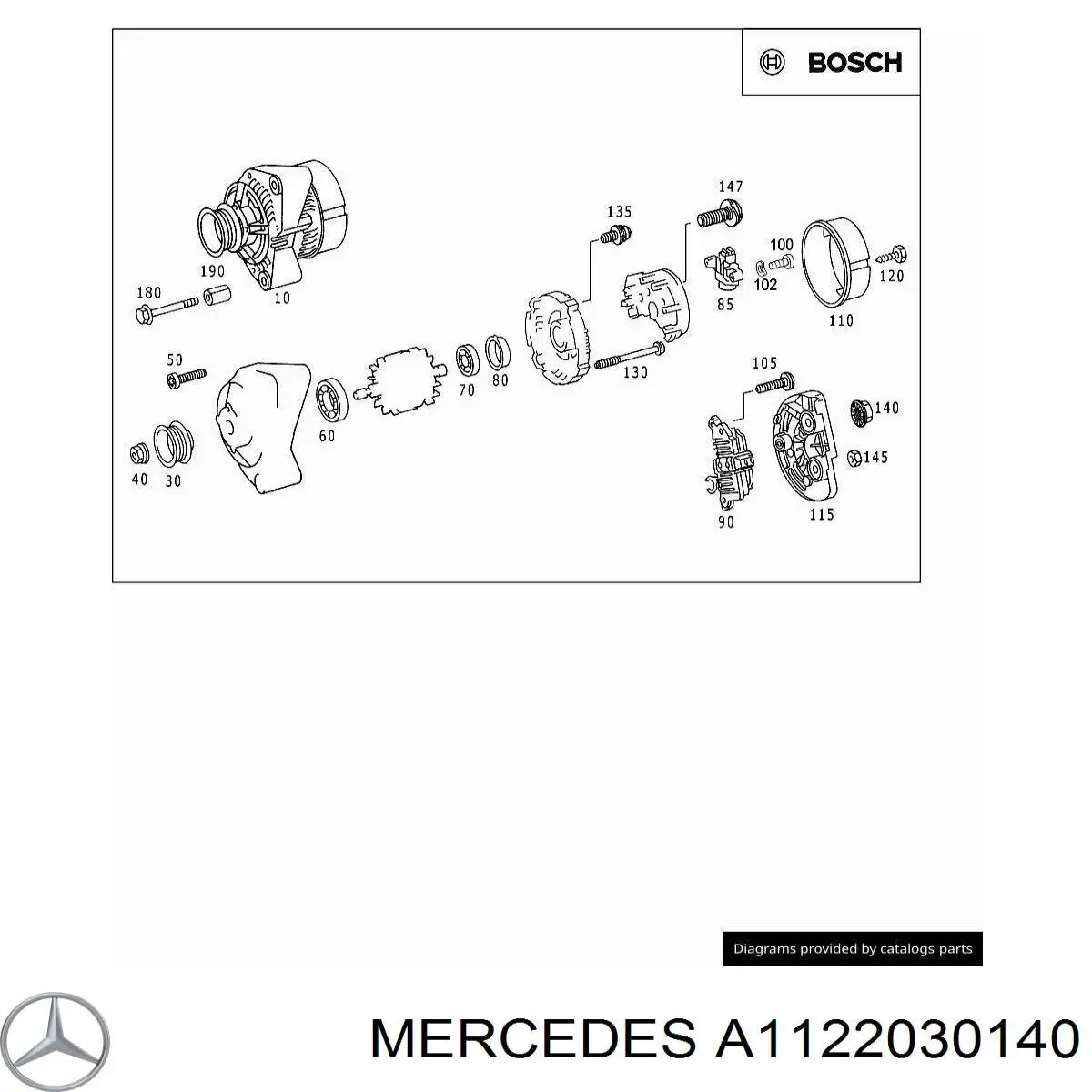 Soportes de motor Mercedes A1122030140 precio, desde 8,71 EUR