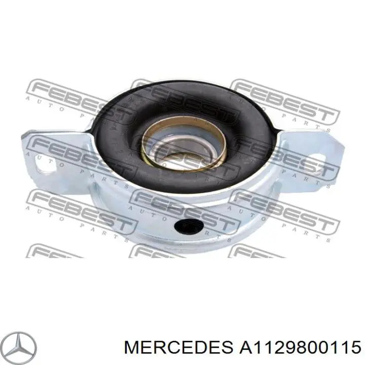 Comprar A1129800115 Mercedes Soporte de rodamiento intermedio del semieje delantero