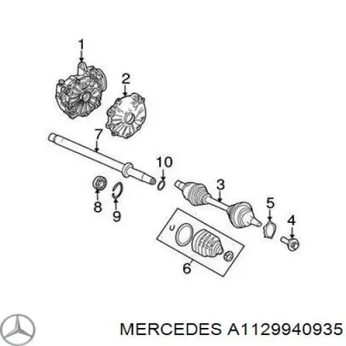  Mercedes A1129940935 precio, desde 5,08 EUR
