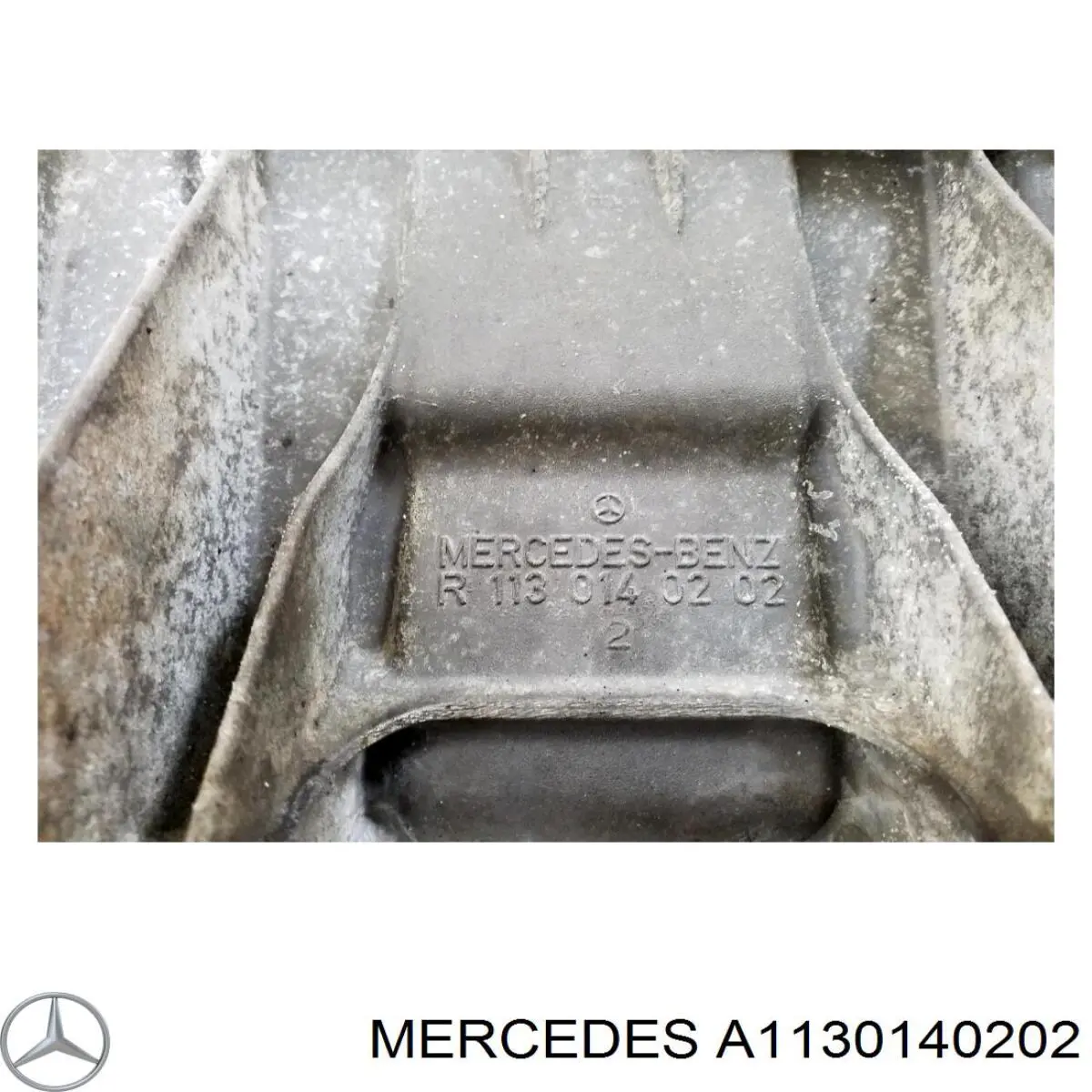 A1130140202 Mercedes cárter de aceite, parte superior