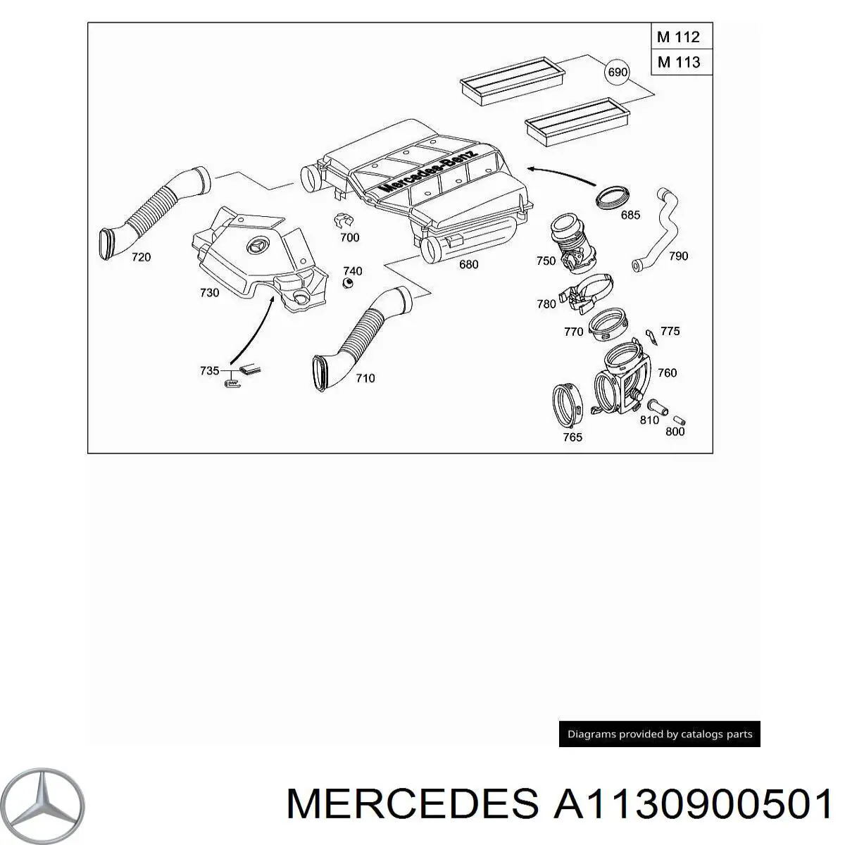 A1130900501 Mercedes