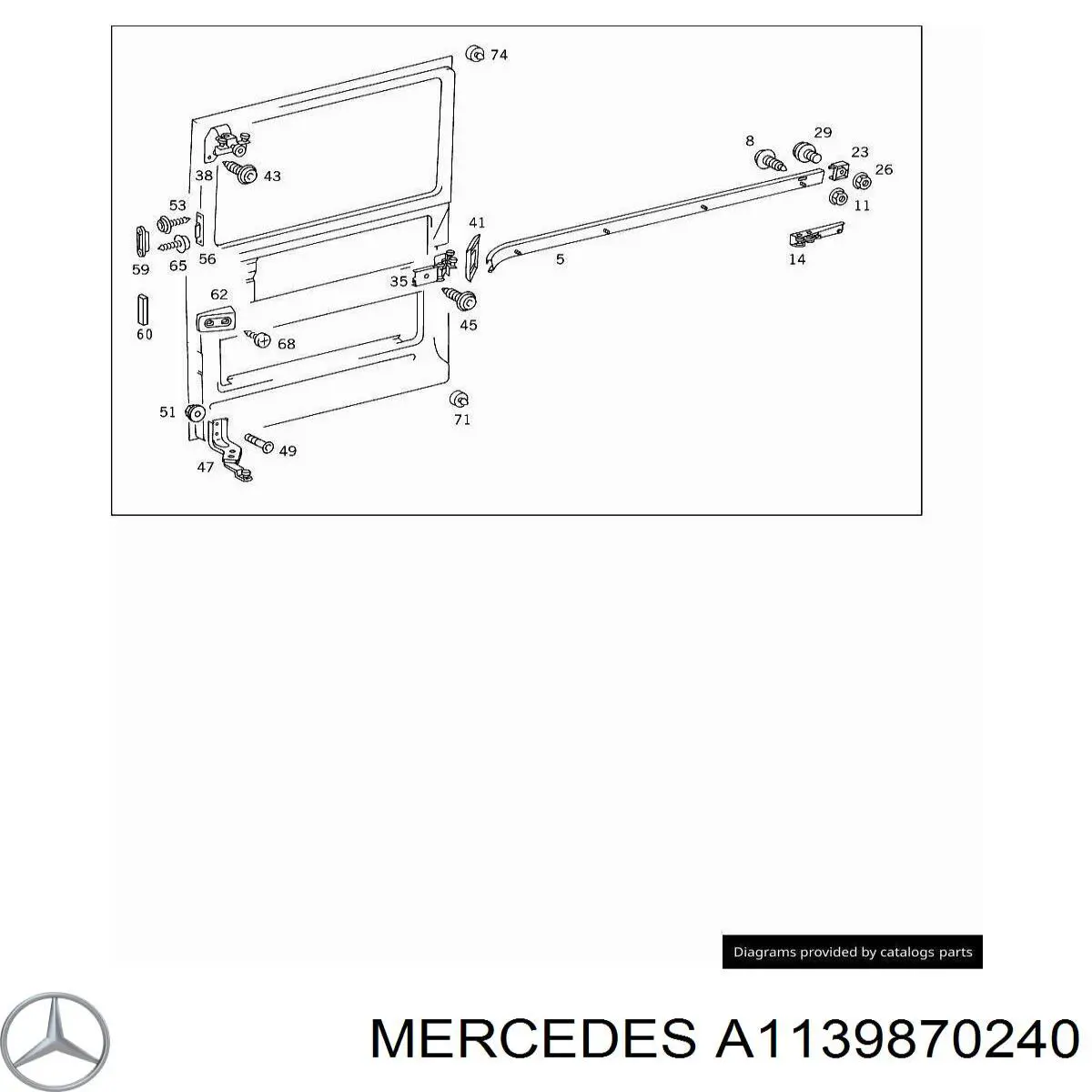  Mercedes A1139870240 precio, desde 8,59 EUR