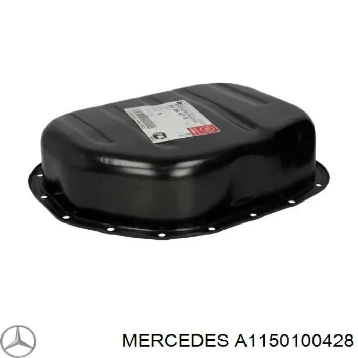 A1150100428 Mercedes cárter de aceite, parte inferior