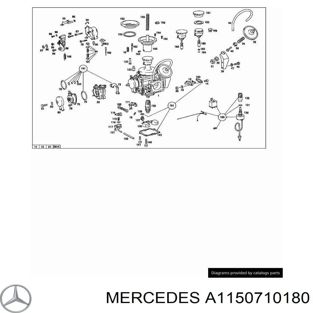 A1150710180 Mercedes