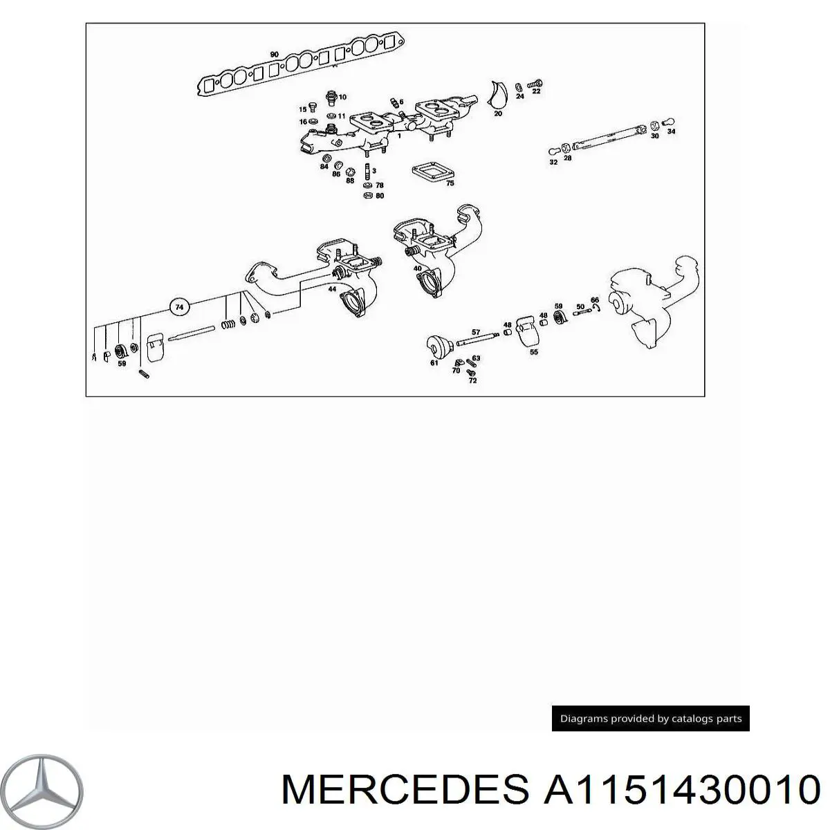 A1151430010 Mercedes