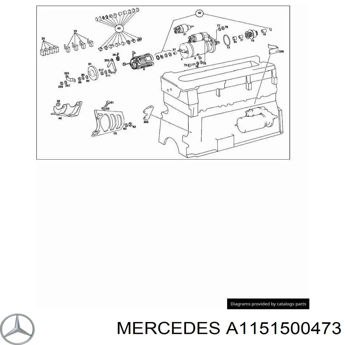 A1151500473 Mercedes 