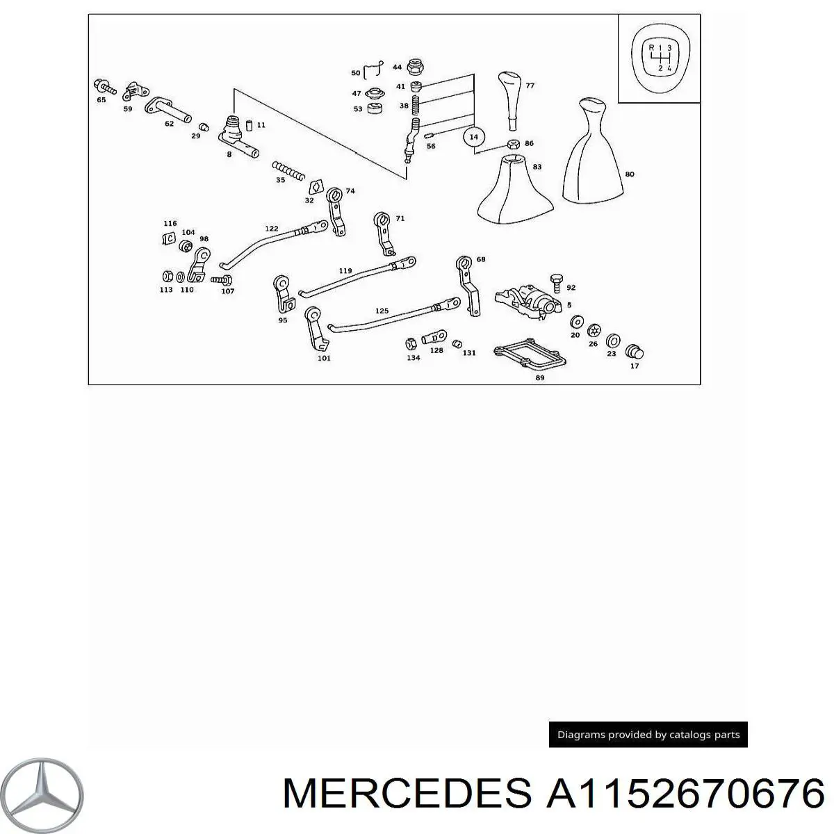  Mercedes A1152670676 precio, desde 14,58 EUR