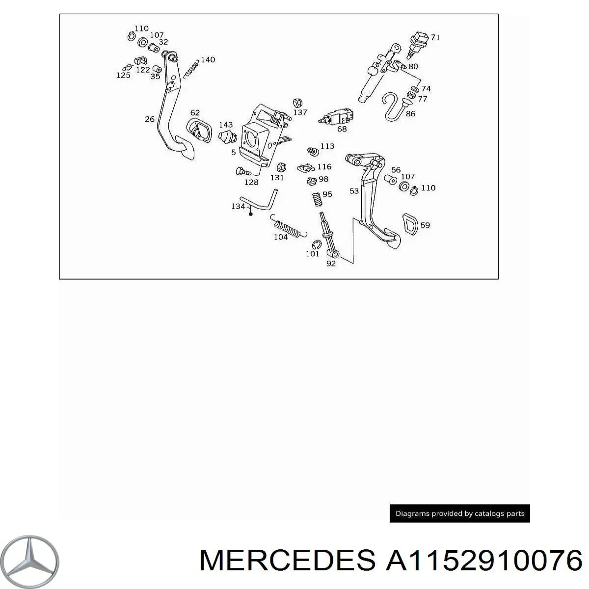  Mercedes A1152910076