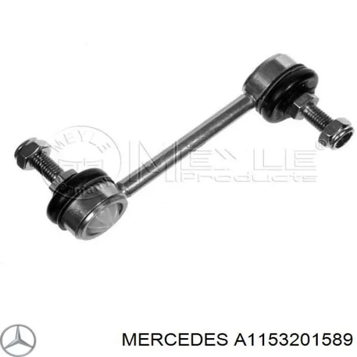 A1153201589 Mercedes soporte de barra estabilizadora trasera