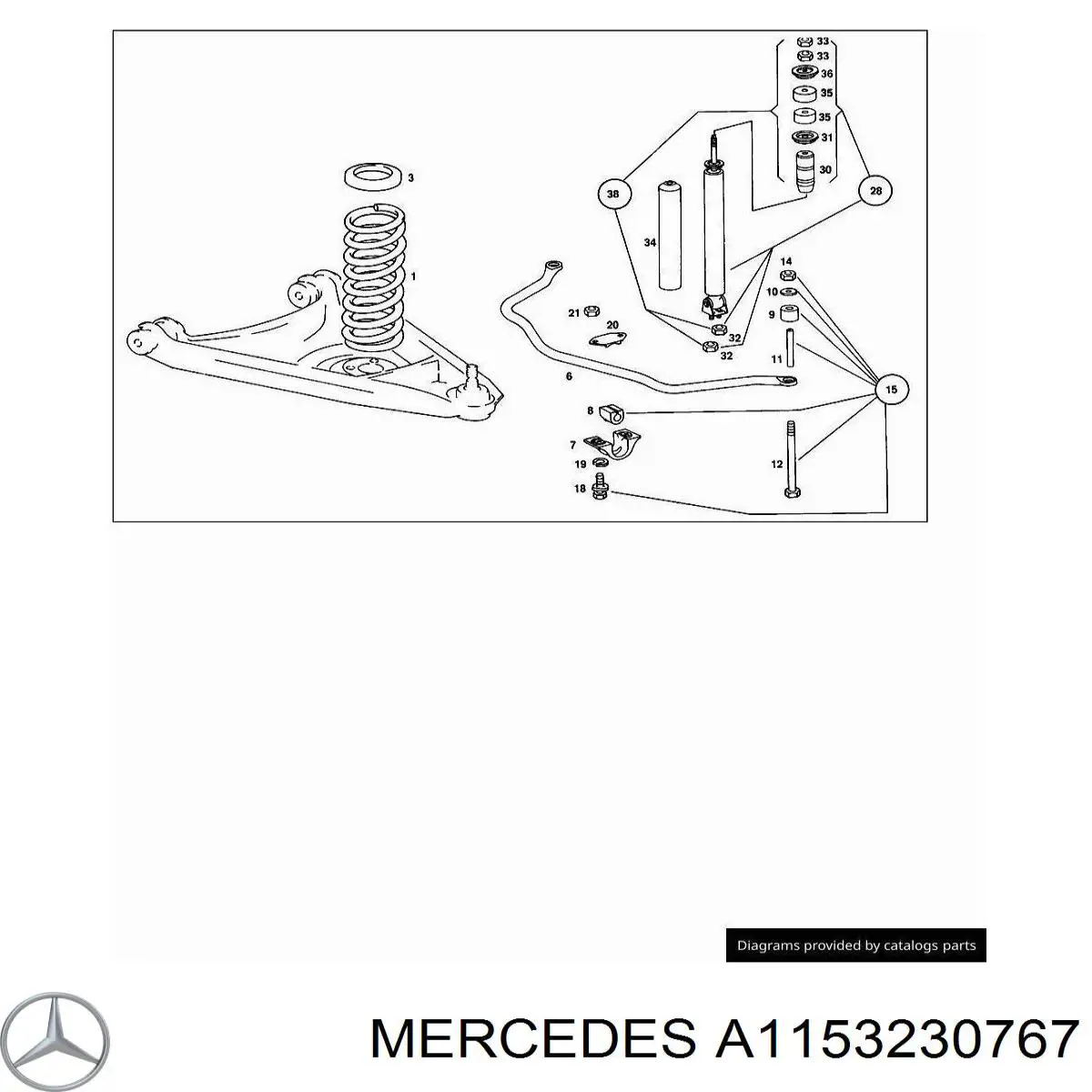  Mercedes A1233230367 precio, desde 16,58 EUR