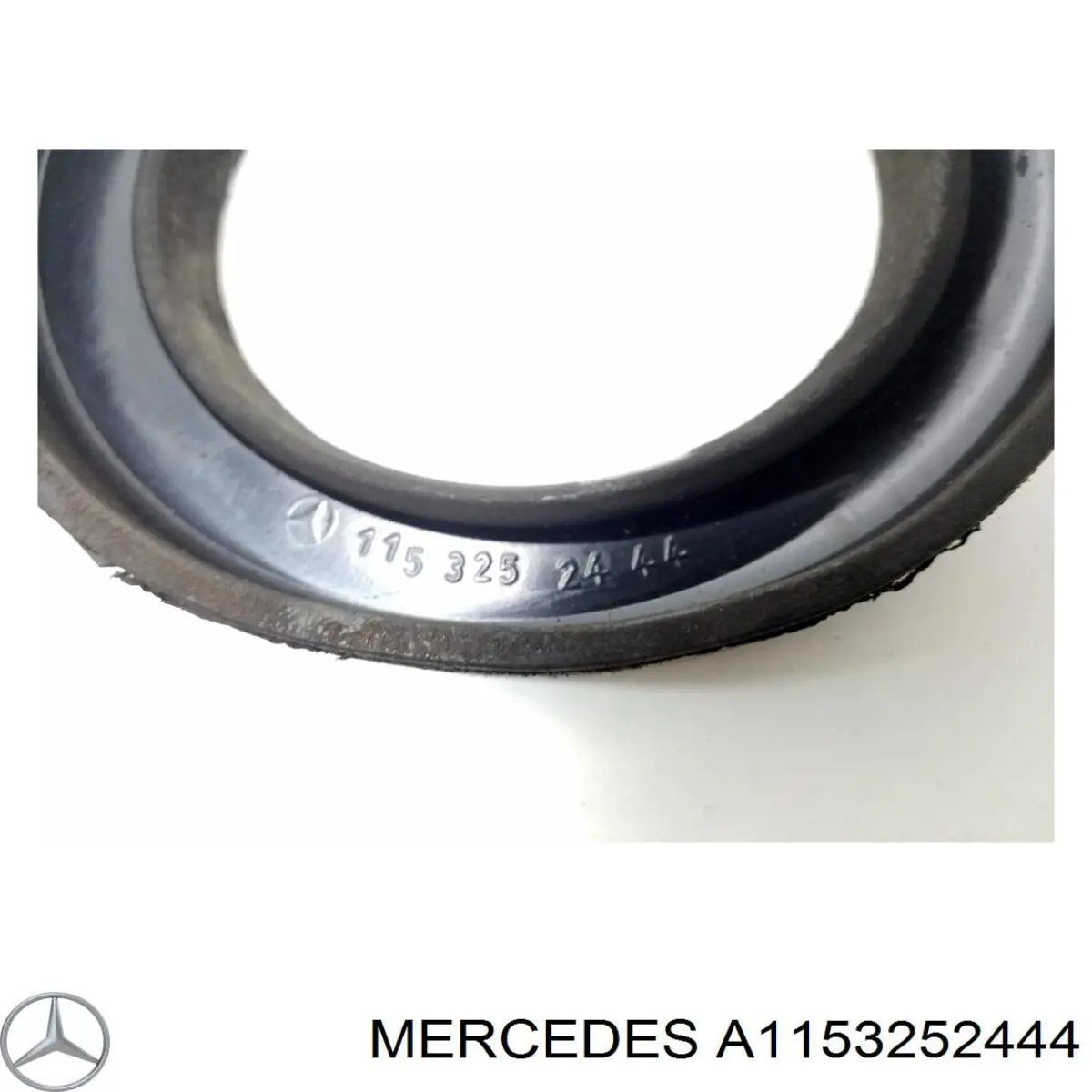 A1153252444 Mercedes caja de muelle, eje trasero, arriba