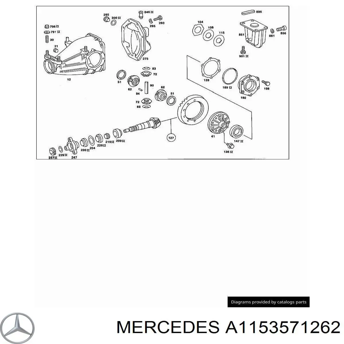 Comprar A1153571262 Mercedes Arandela de ajuste