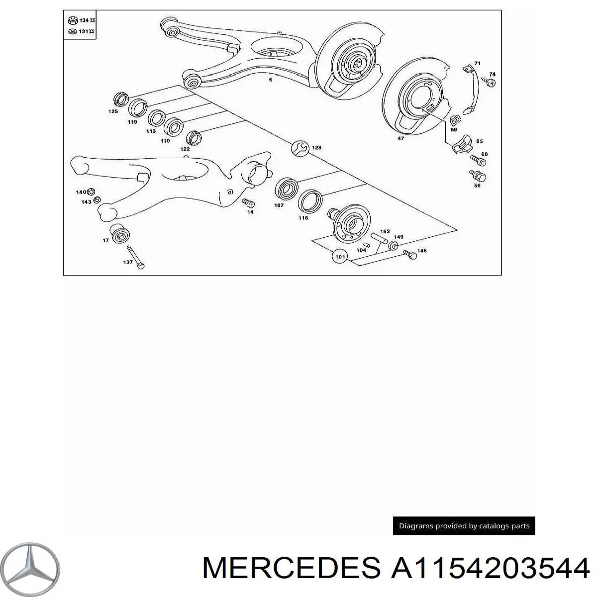 Protector de disco de freno trasero izquierdo Mercedes A1154203544 precio, desde 32,16 EUR