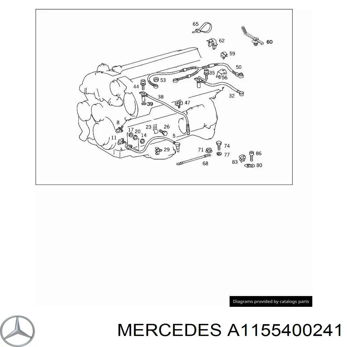  Mercedes A1155400241 precio, desde 30,62 EUR