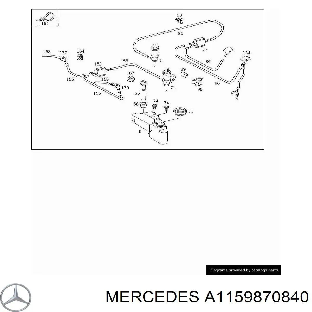 Comprar A1159870840 Mercedes 