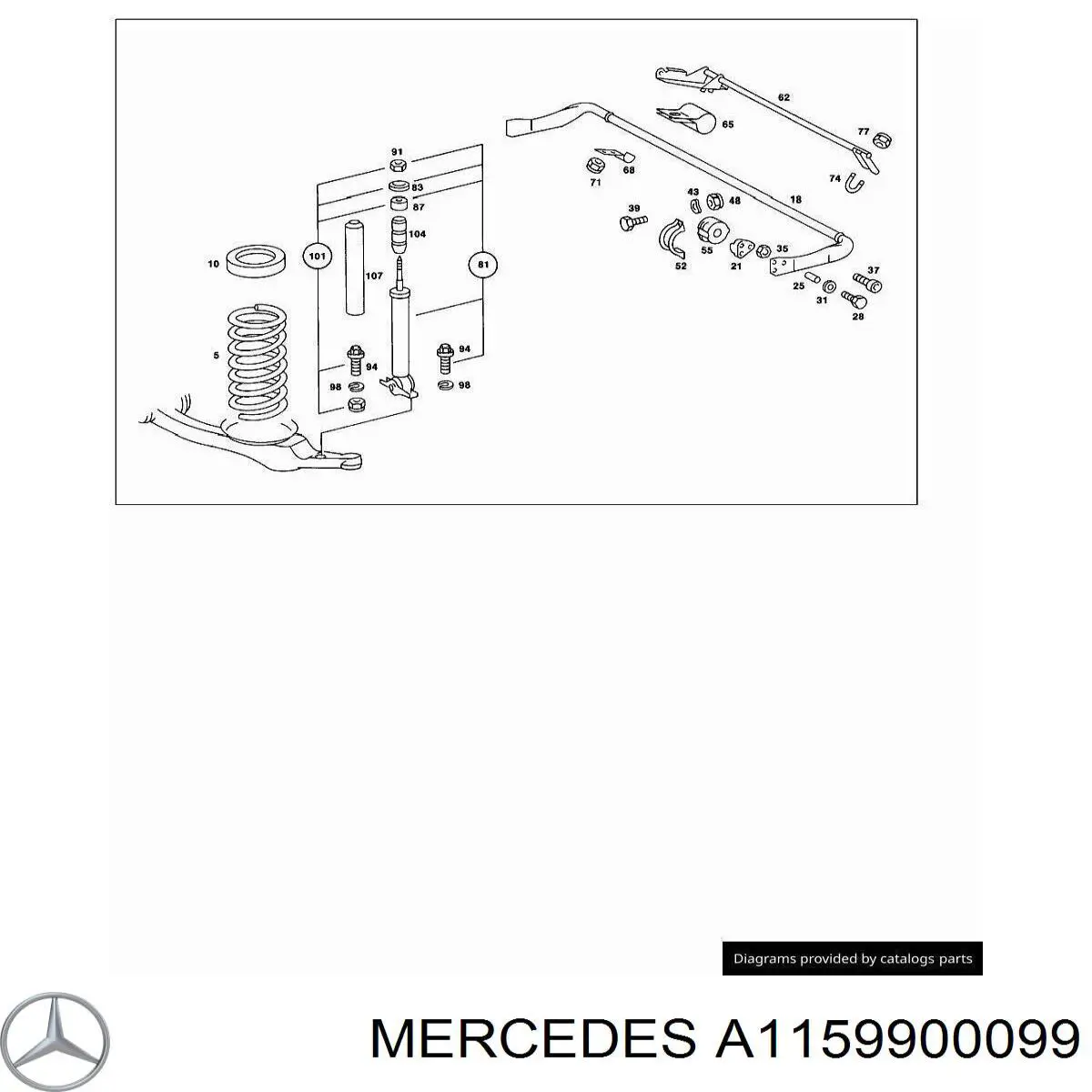 A1159900099 Mercedes 